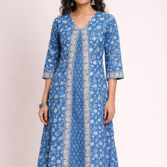 Royal Blue Kurta Set