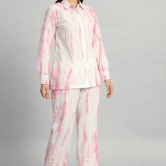 Shibori Pink Ombre Co-ord Set