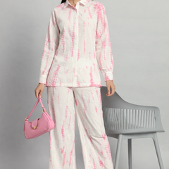 Shibori Pink Ombre Co-ord Set