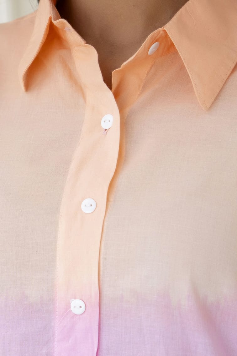 Orange Pink Ombre Co-ord Set
