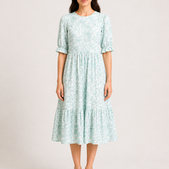 summer breeze midi dress