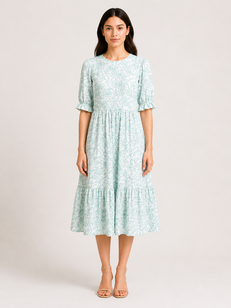 summer breeze midi dress