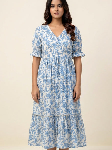 summer breeze midi dress